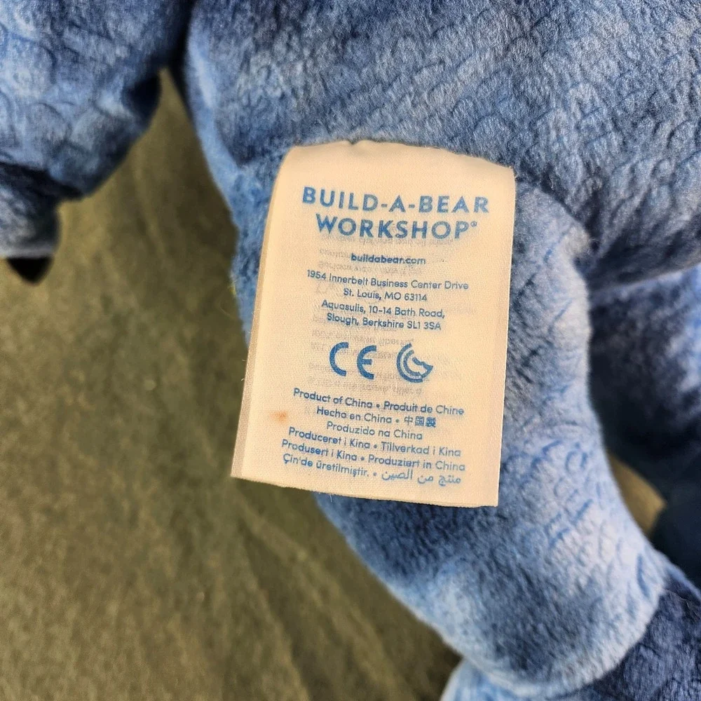 Build a Bear Workshop Blue T‎ Rex Dinosaur Plush 16